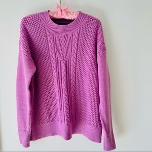 Banana Republic Cable Crew Neck Sweater